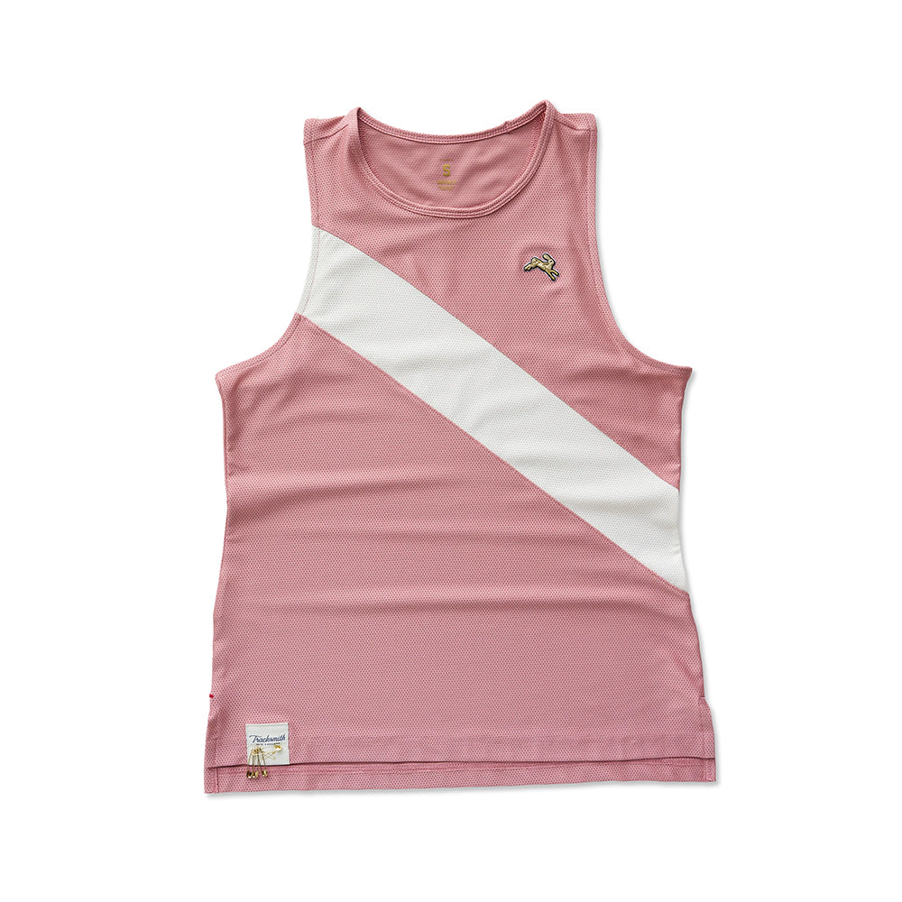 Tracksmith W Van Cortlandt Singlet Tops in Pink Color