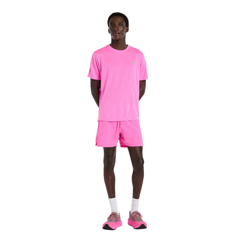 New Balance Rc Short 5 Shorts in Pink Color