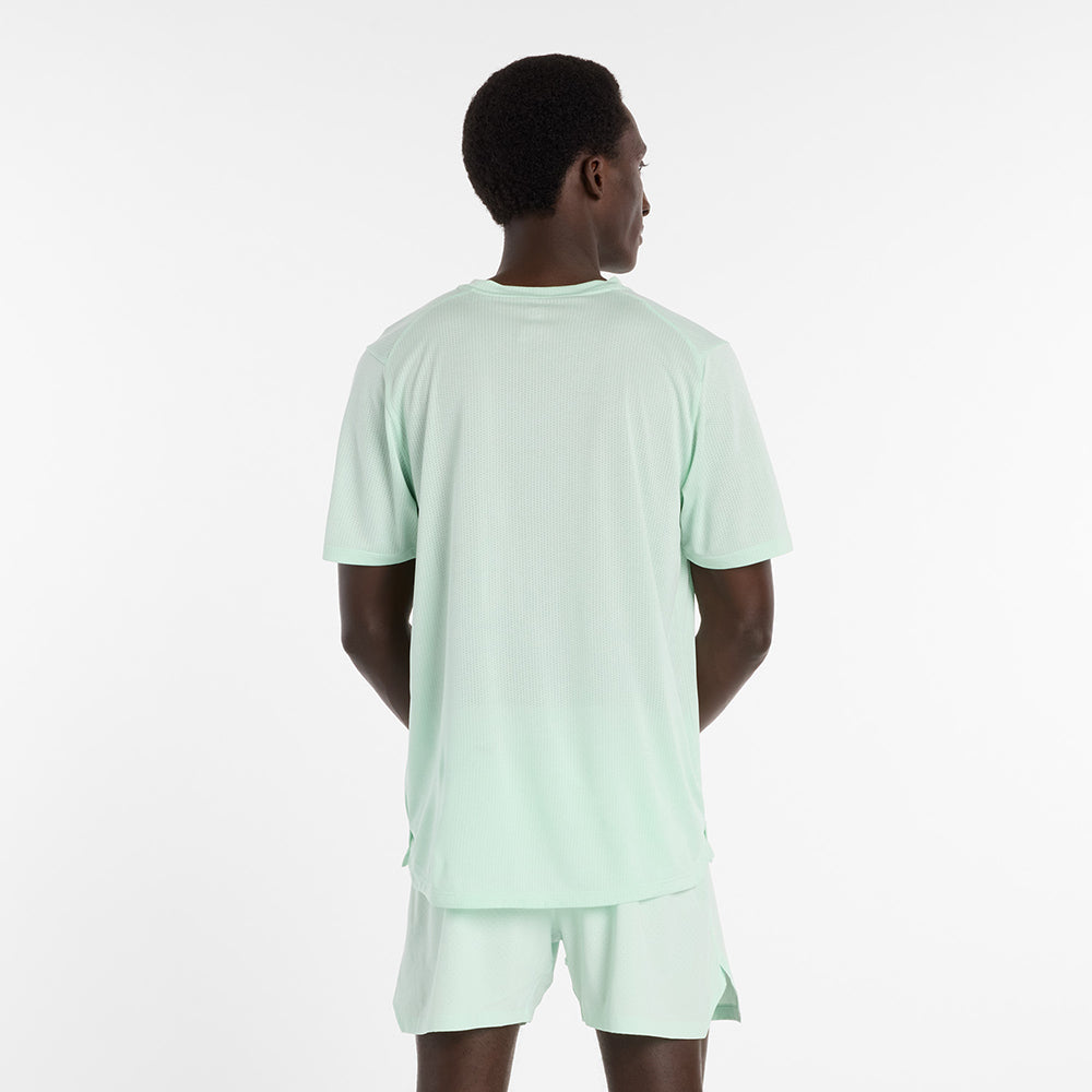 New Balance M Athletics Tshirt Tops in Purple Color