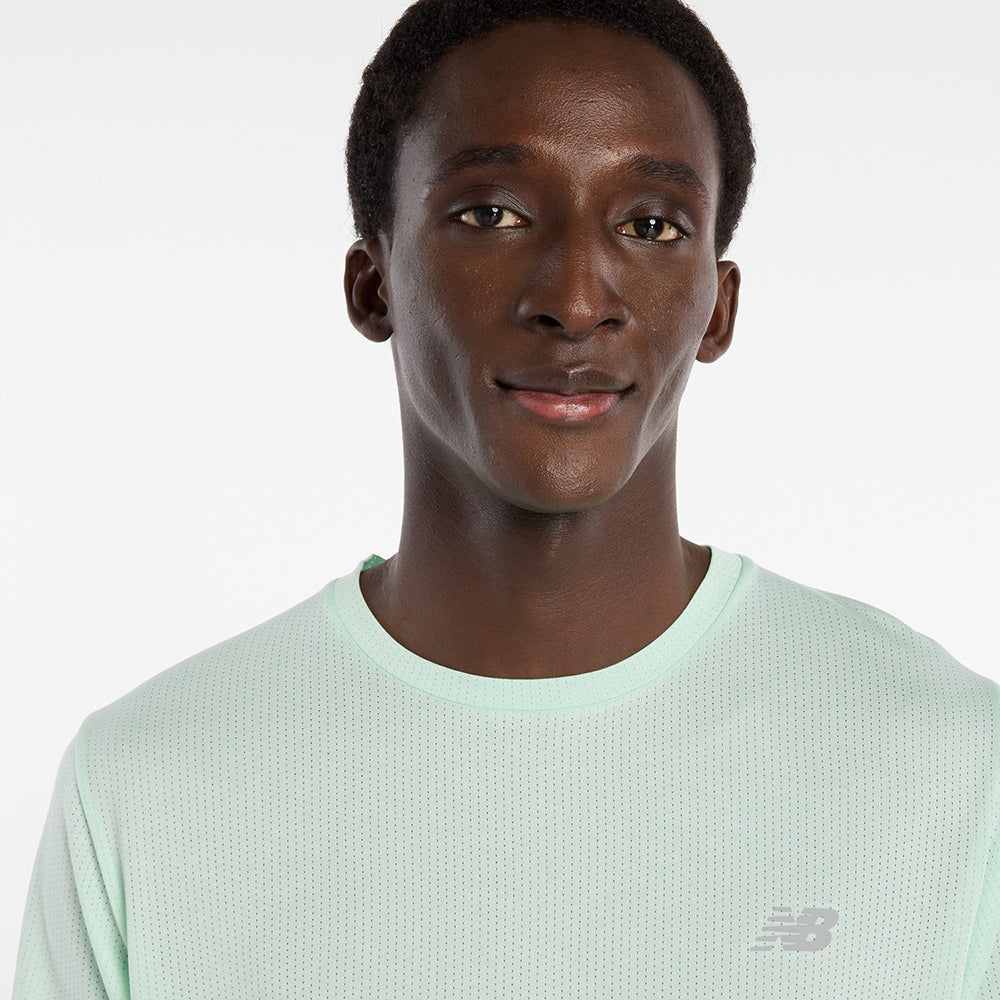 New Balance M Athletics Tshirt Tops in Purple Color