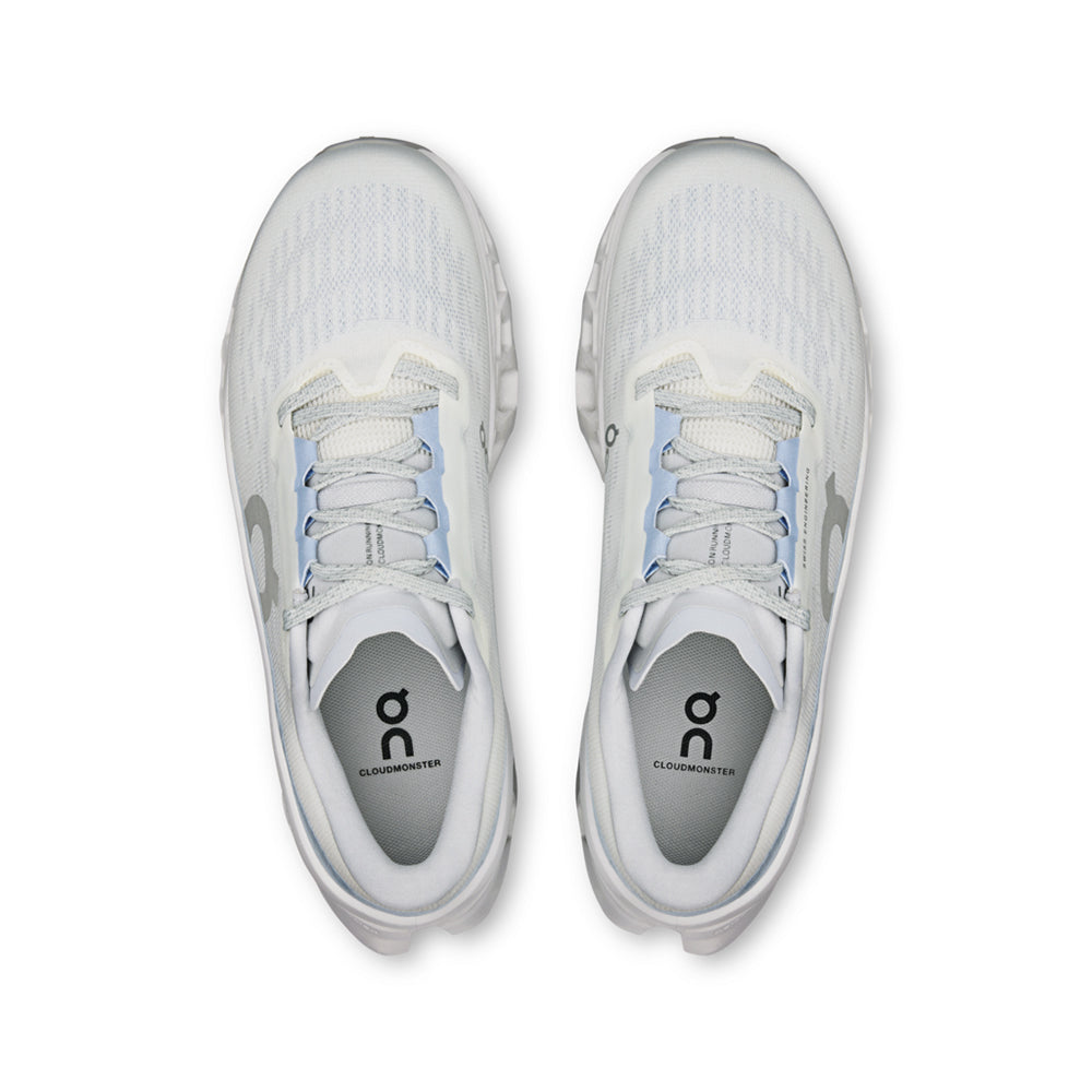 On W Cloudmonster 3 Running Shoes in White Color