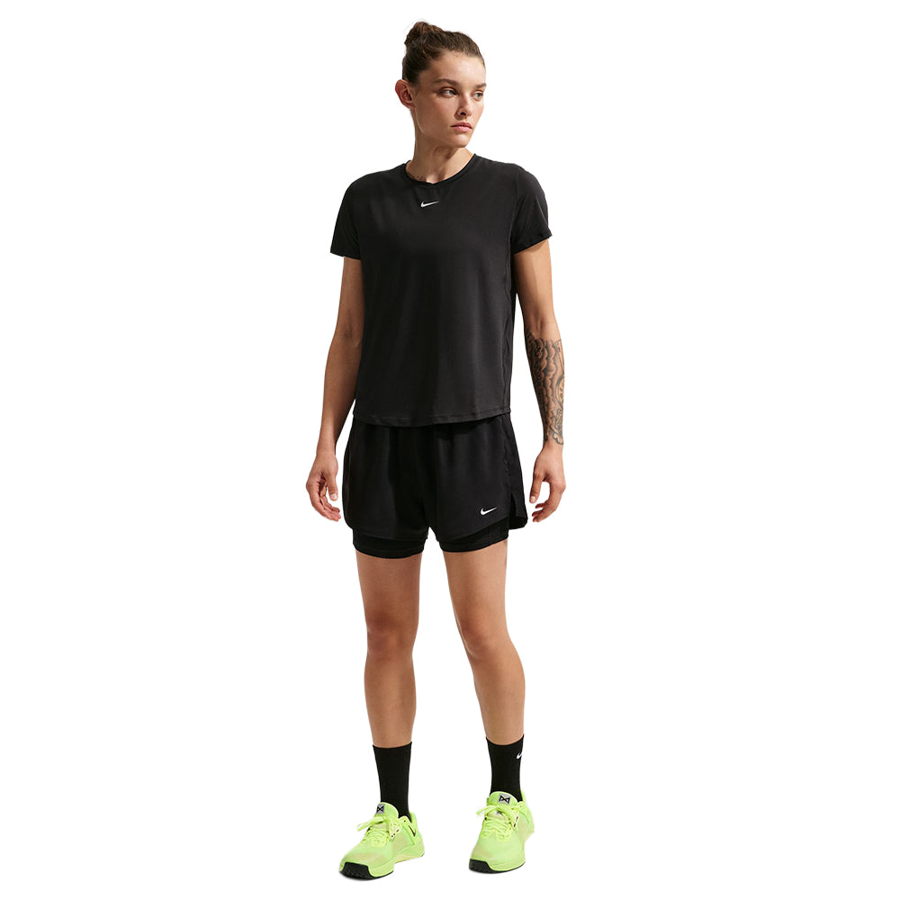Nike W One Classic short sleeve Tops in Black Color