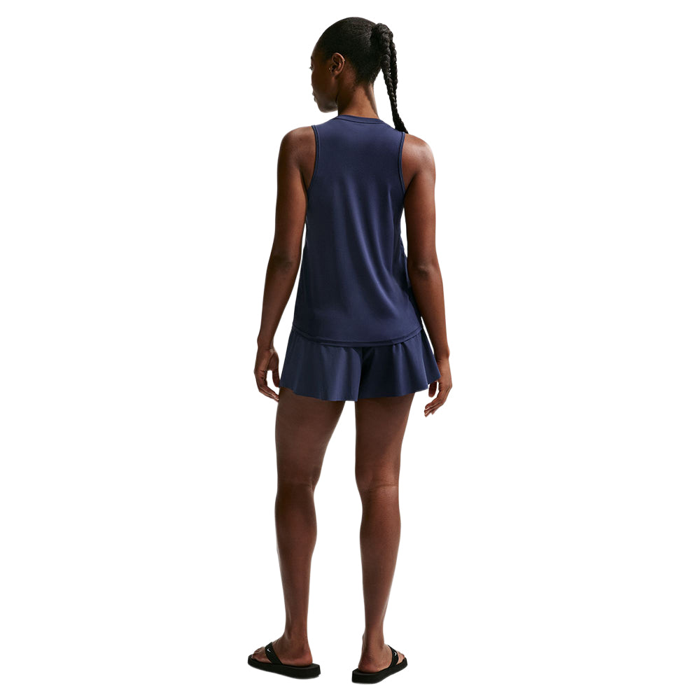 Nike W One Classic Tank Tops in Blue Color