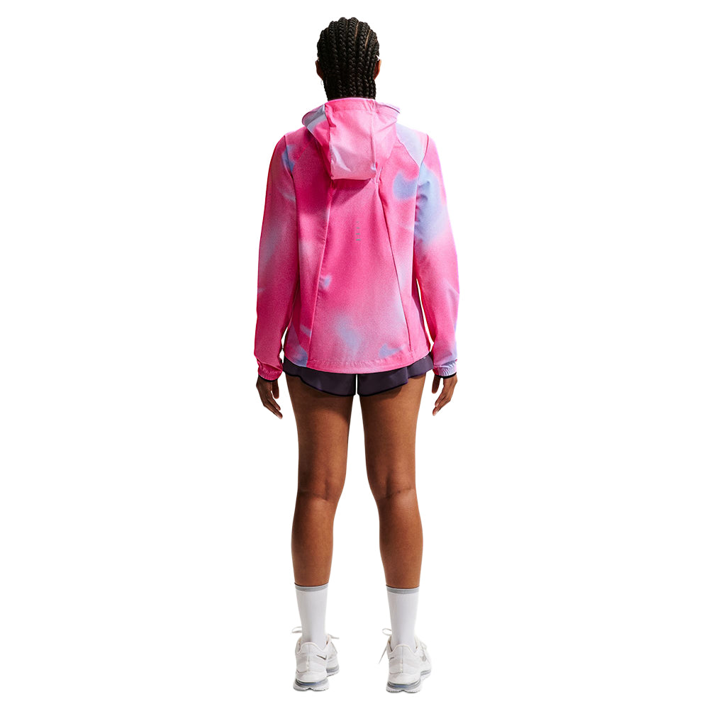 Nike W Nk Swift Rpl Pkbl Jkt Running Jackets in Blue Color
