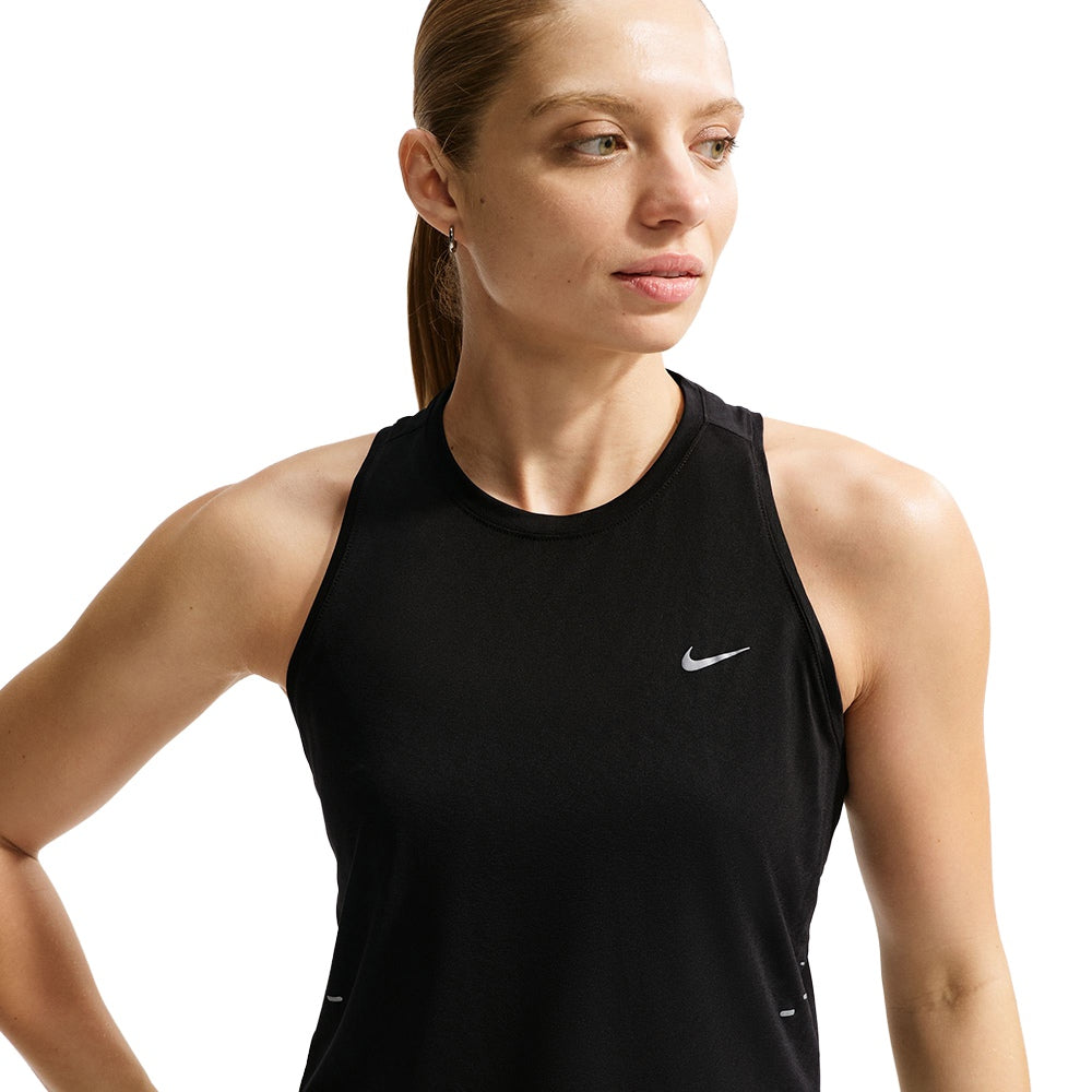 Nike W Breathe Swift Run Tank Tops in Black Color