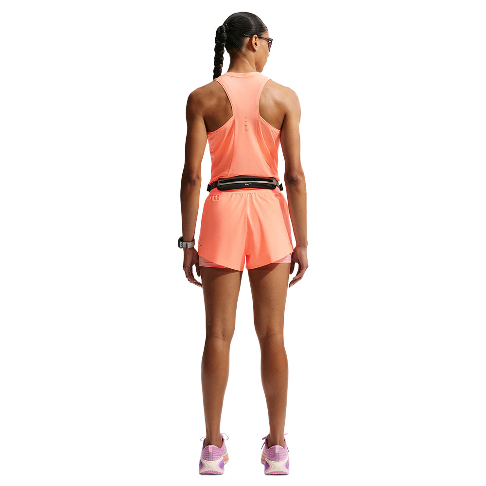 Nike W Breathe Swift Run Tank Tops in Orange Color