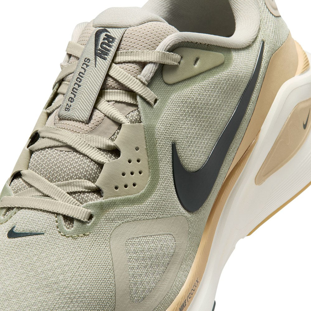 Nike M Structure 26 Running Shoes in Khaki Color
