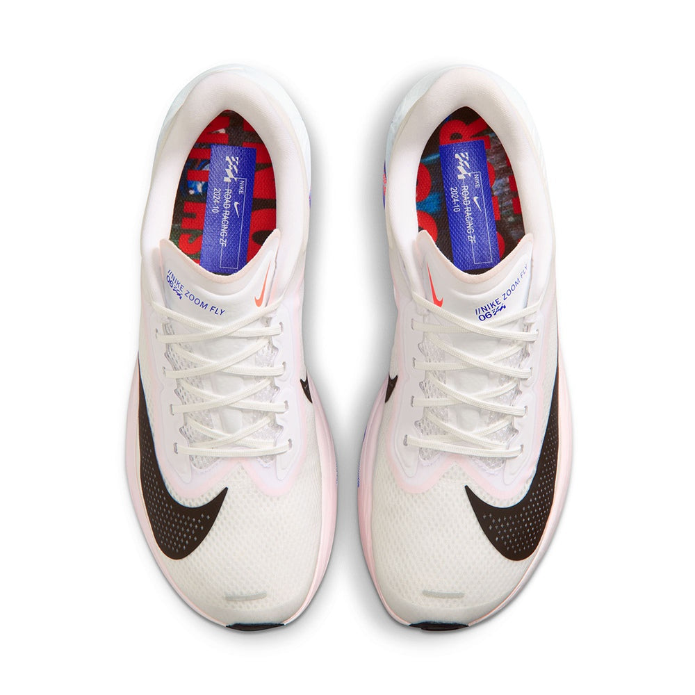Nike M Zoom Fly 6 Running Shoes in White Color