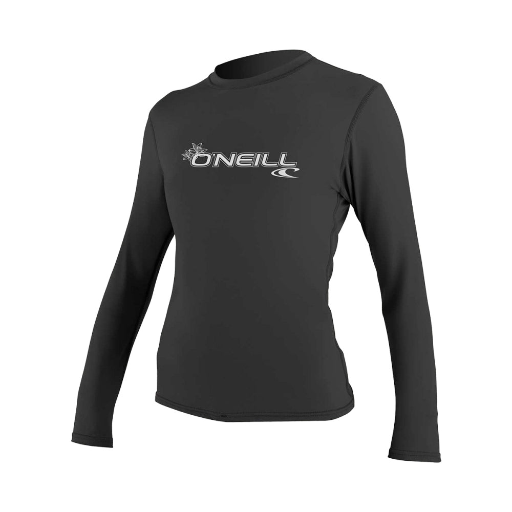O'Neill Womens Basic Sun Shirt Swimsuits in Black Color
