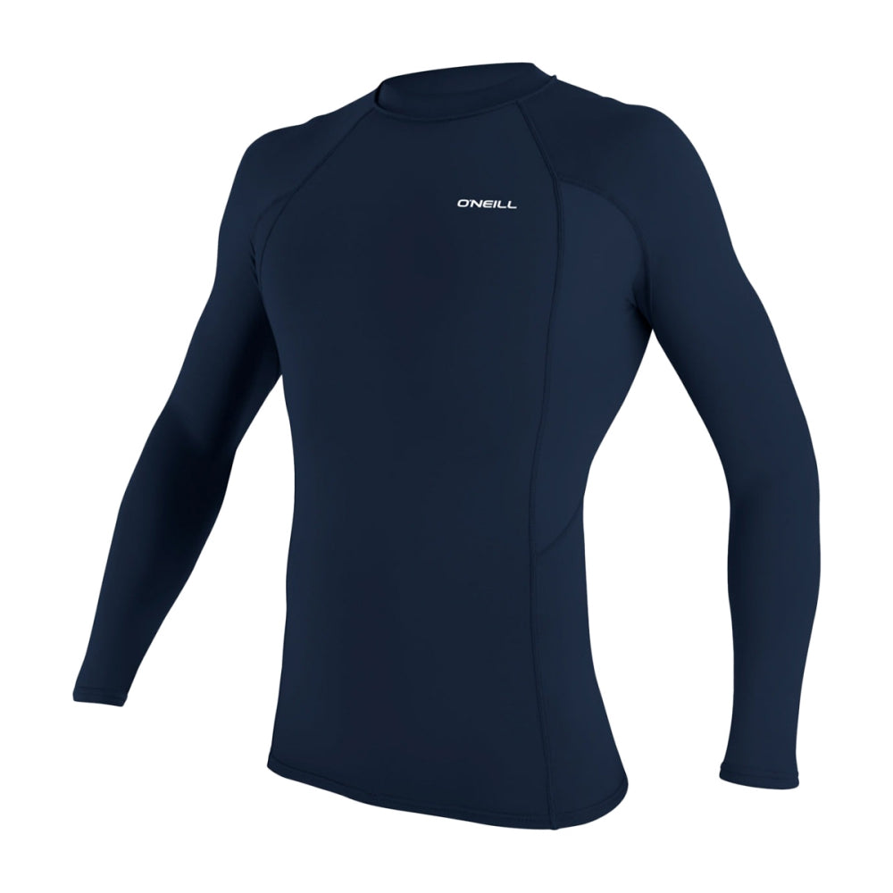 O'Neill M Basic Skins 2 L/S Rash Swimsuits in Blue Color
