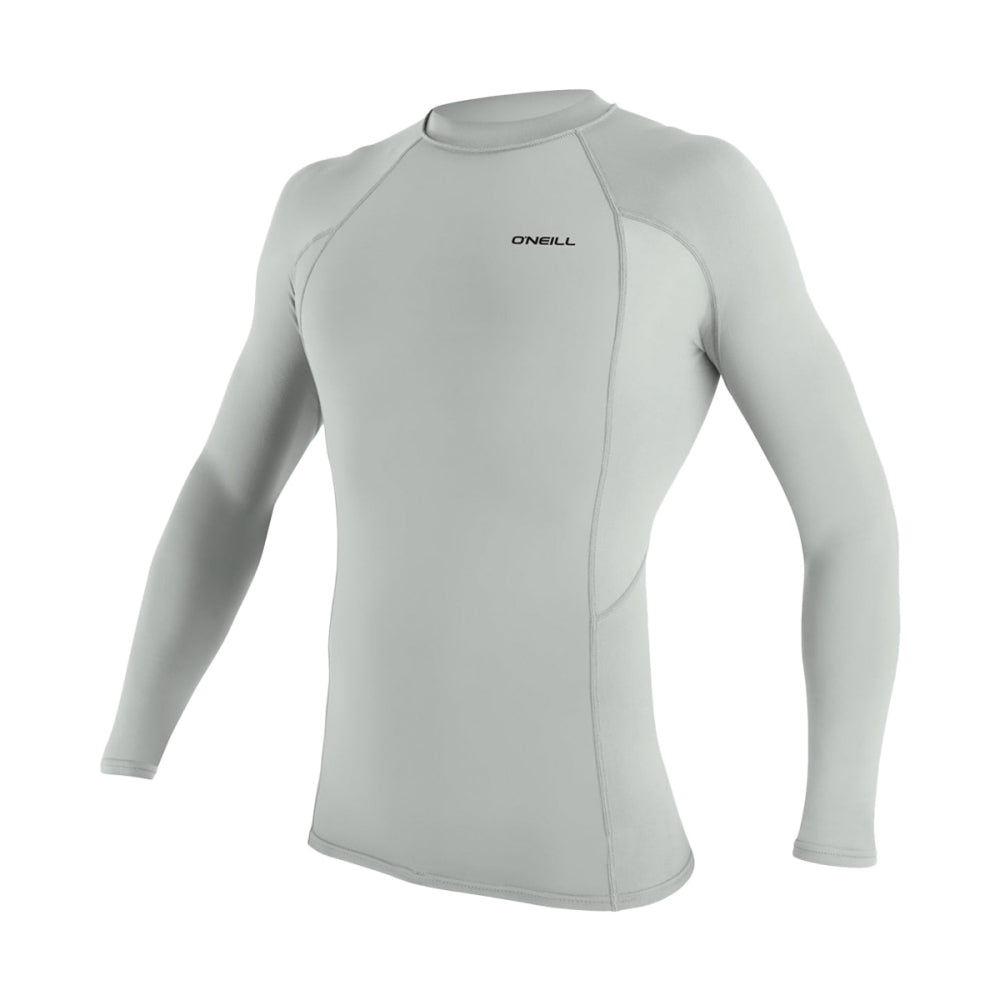 O'Neill M Basic Skins 2 L/S Rash Swimsuits in Grey Color