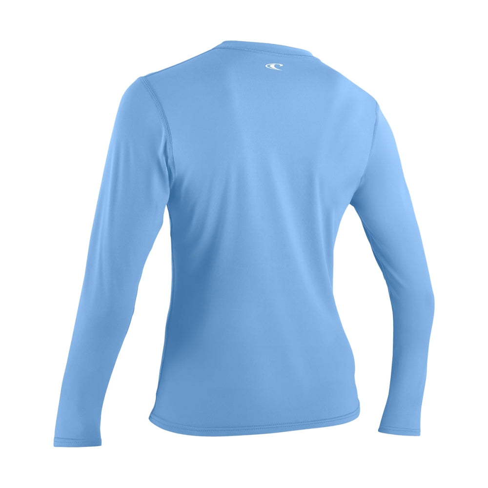 O'Neill Wms Basic Skins 2 L/S Swimsuits in Blue Color