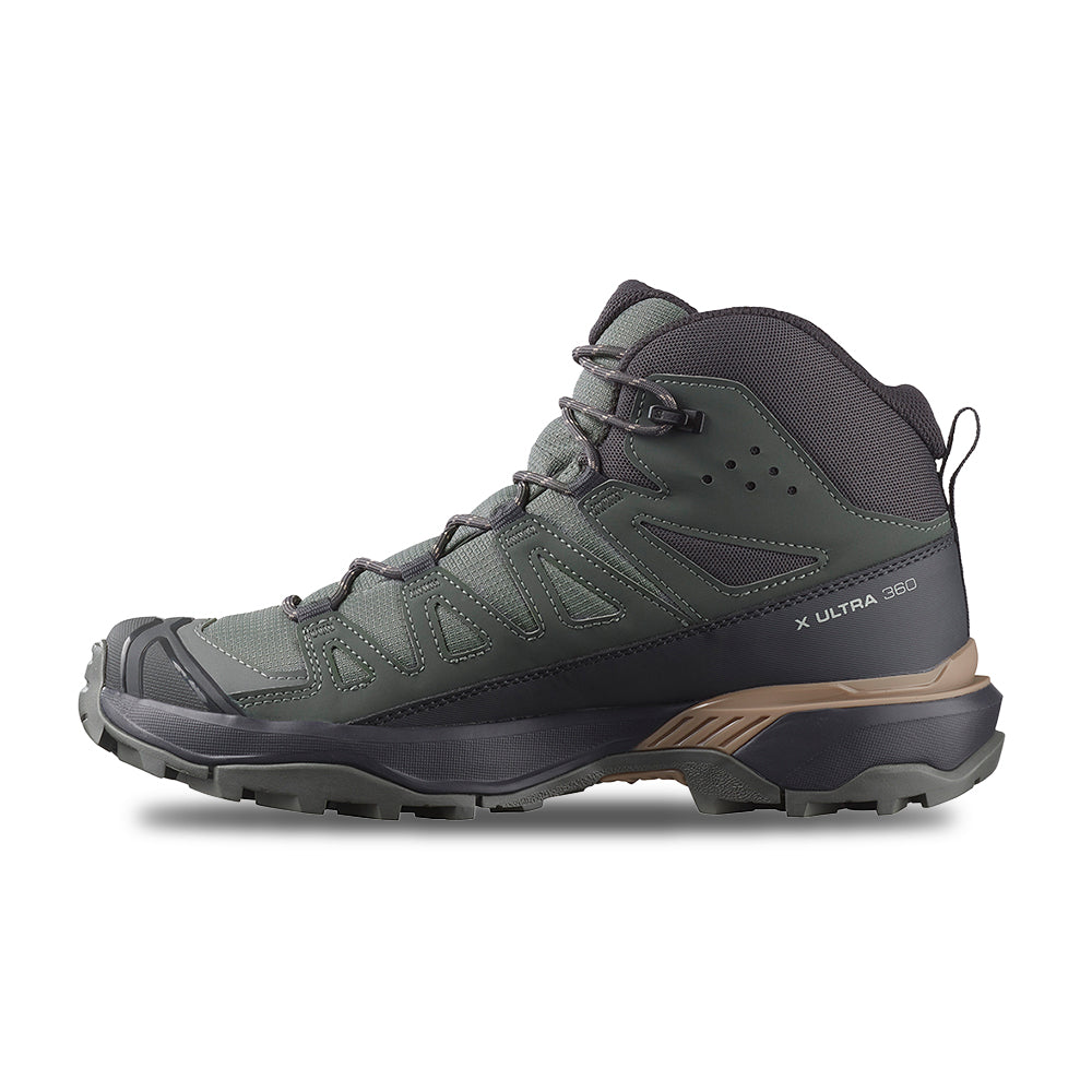 Salomon X Ultra 360 Mid GORE-Tex W Boots in Grey Color