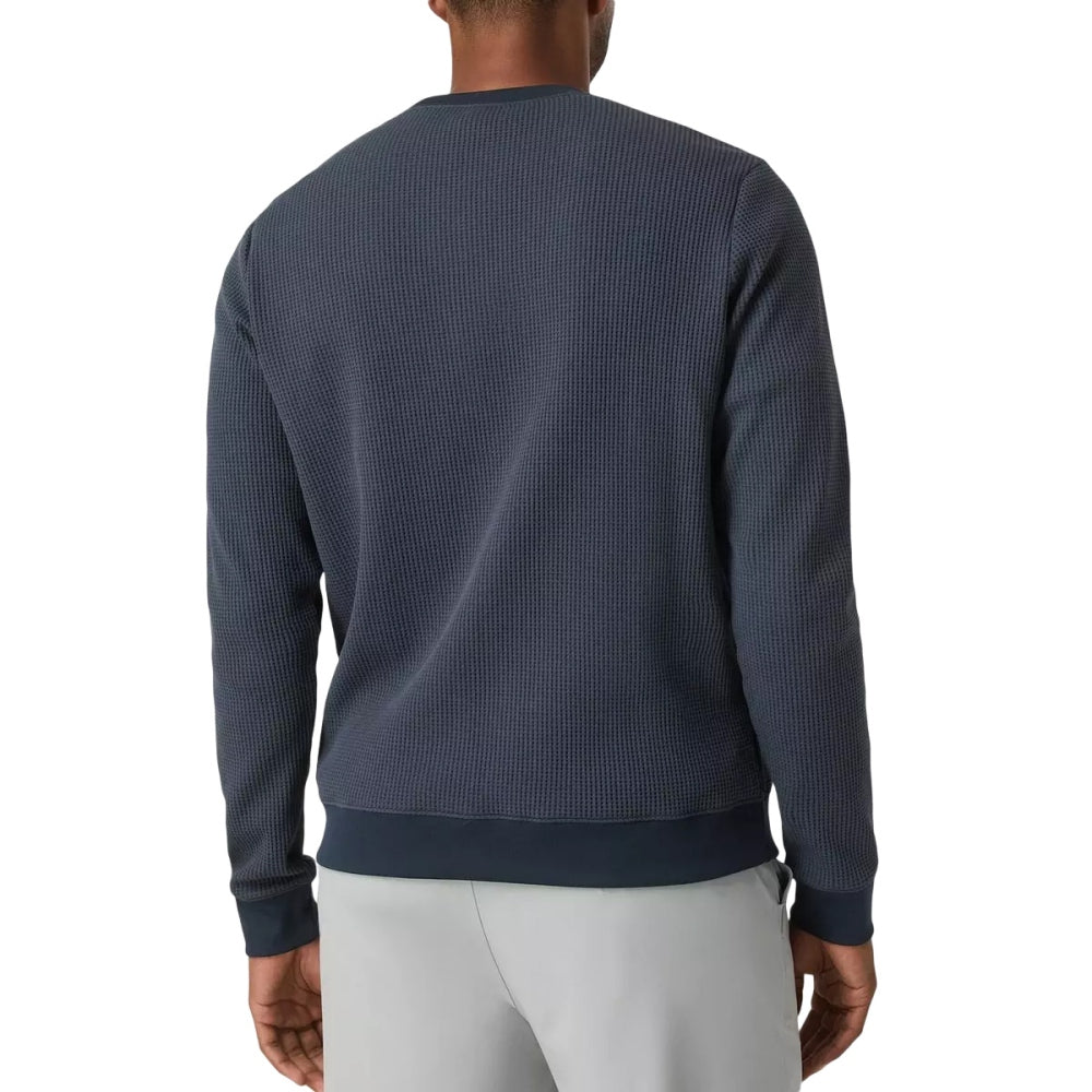 Vuori Jamestown Crew Pullover in Blue Color