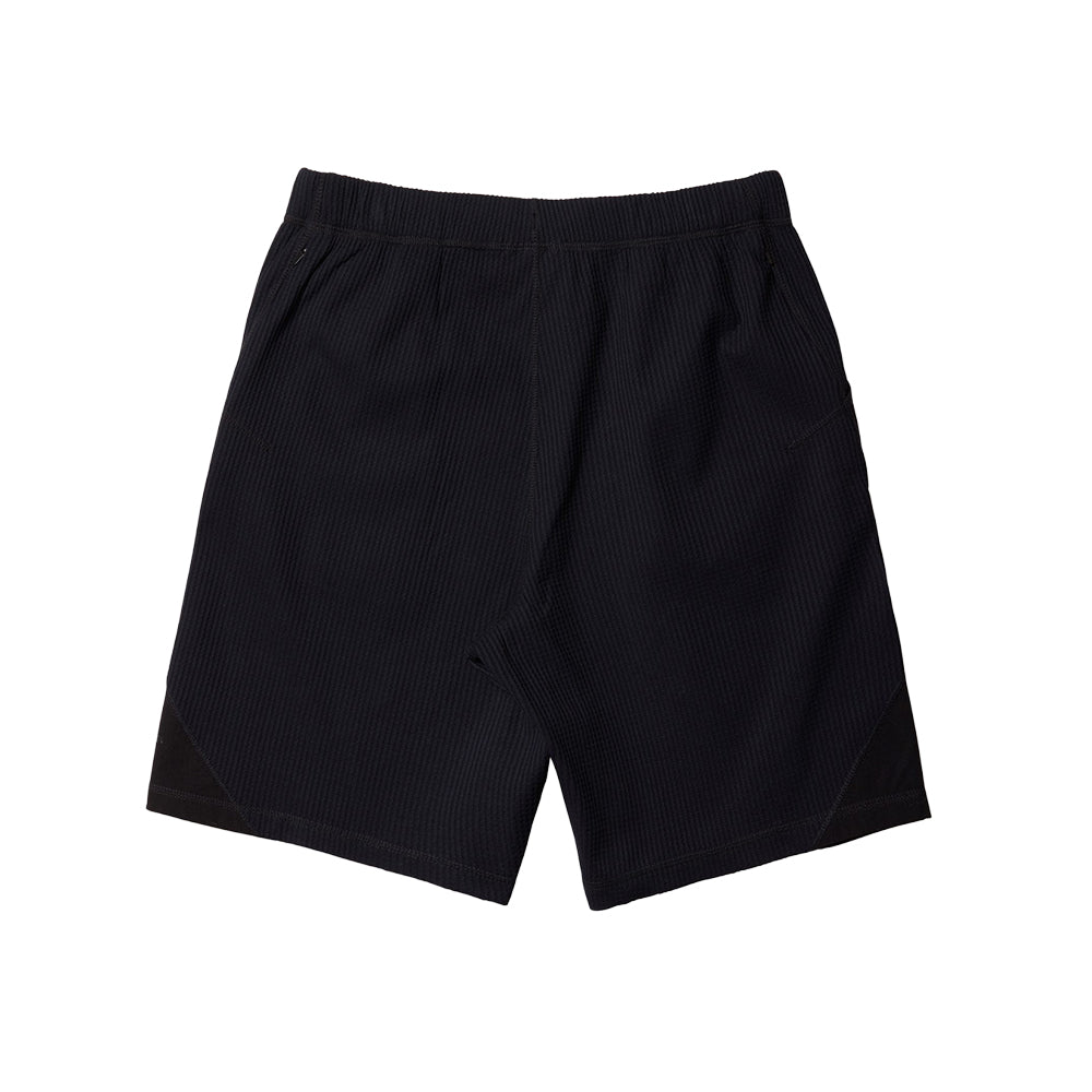 Purple Mountain Observatory Waffle Short in Black Color