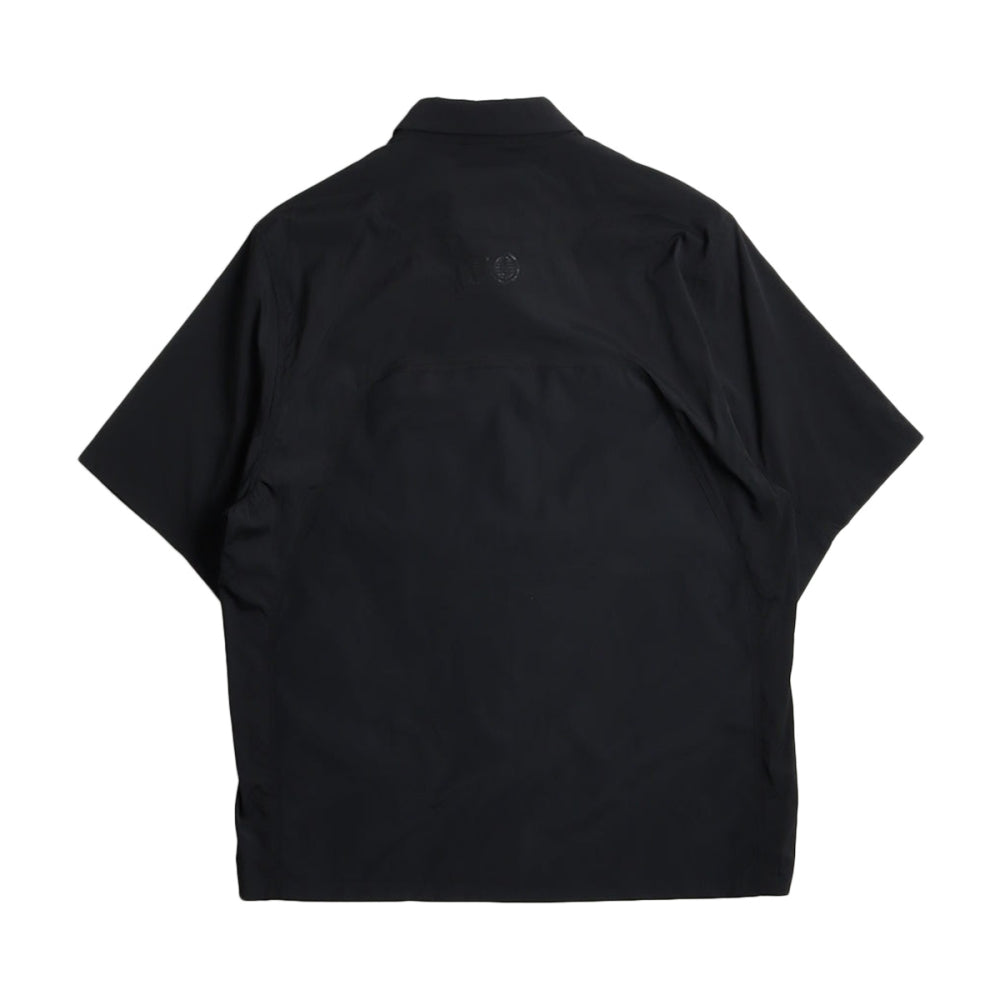 Purple Mountain Observatory short sleeve Field Shirt Tops in Black Color