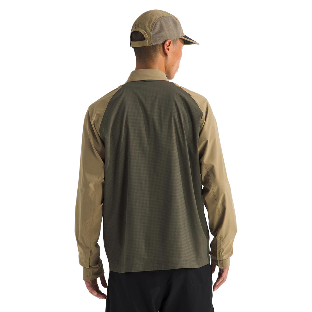 The North Face Mens Trail Lightrange L Tops in Brown Color