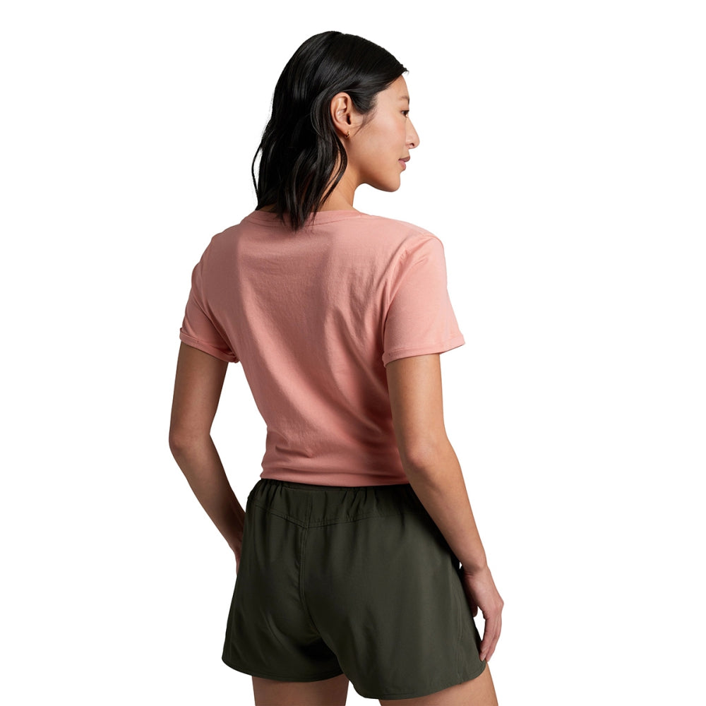 Kuhl Vega V Tee Tops in Pink Color