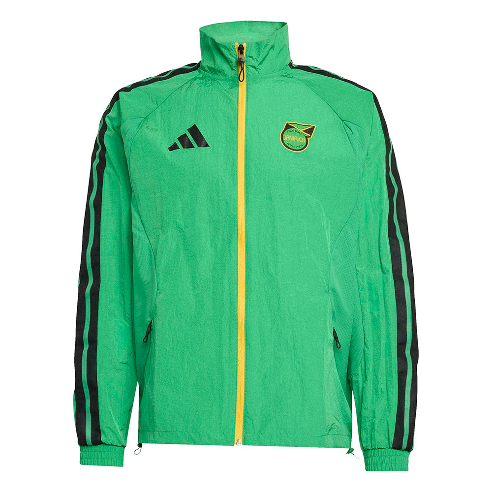 Adidas Jamaica Anthem Jkt Fan Apparel in Green Color