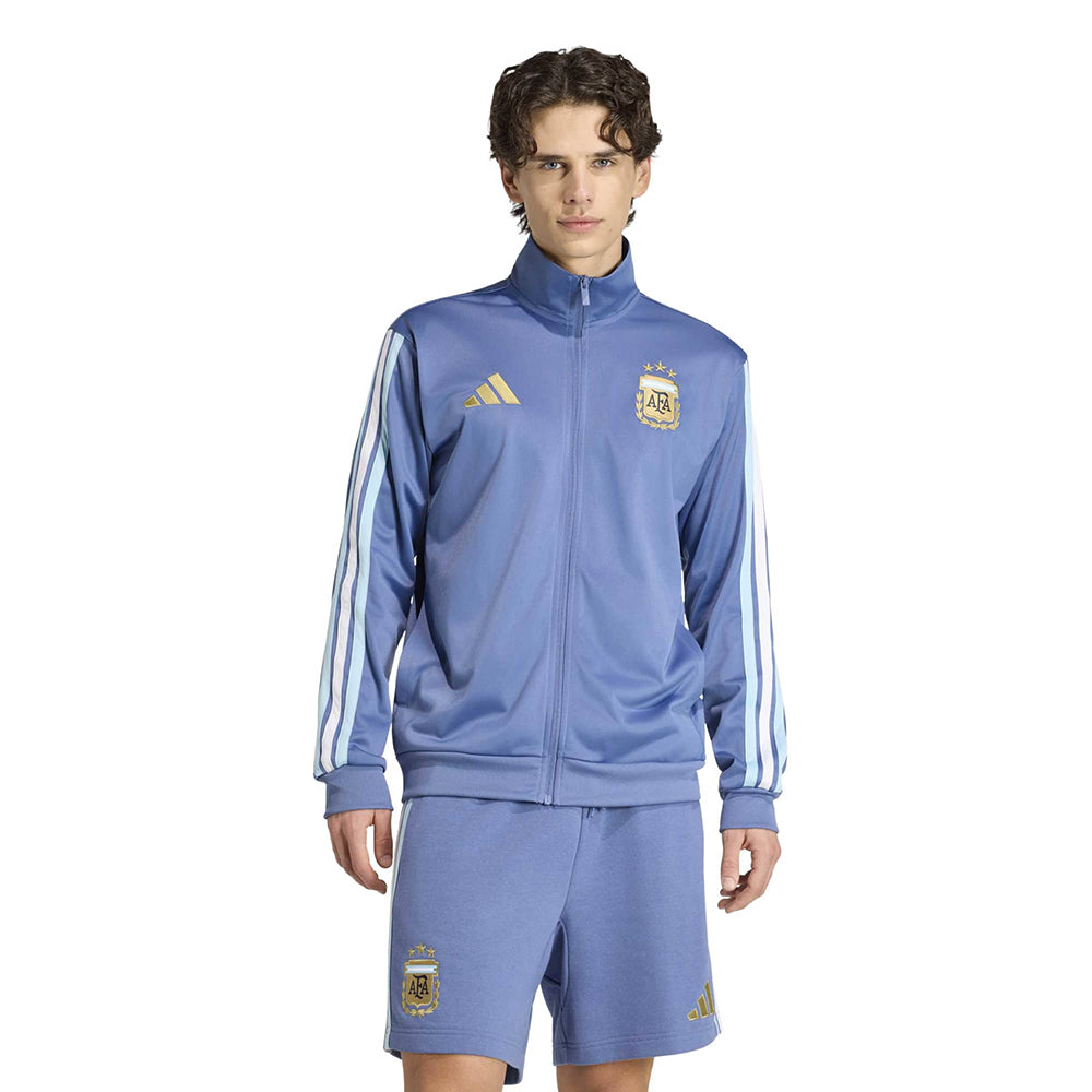 Adidas Argentina DNA Tt Jkt Fan Apparel in Blue Color
