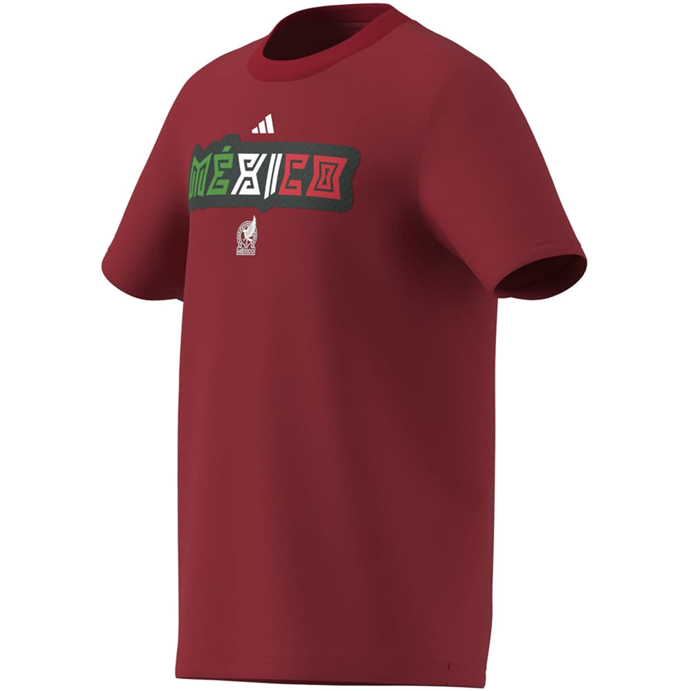 Adidas Mexico Hjh Wc26 T Fan Apparel in Red Color