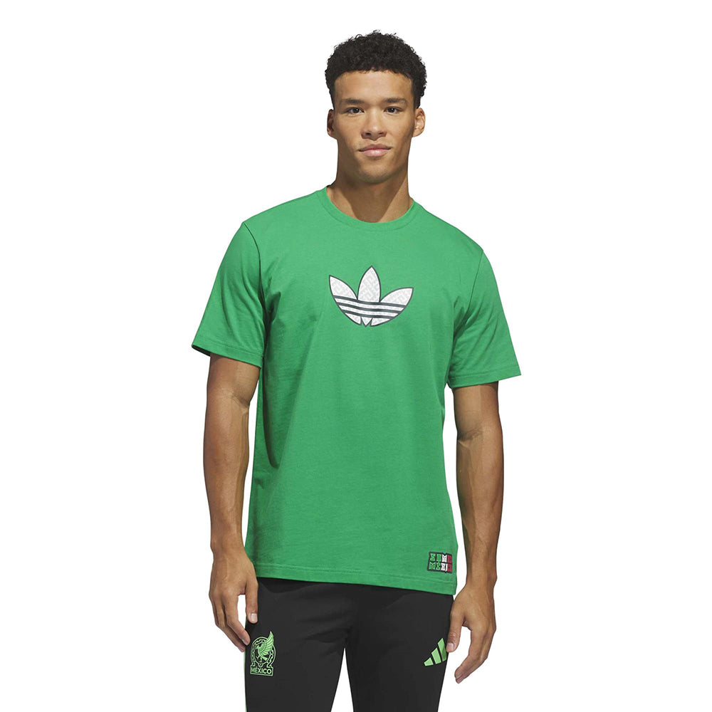 Adidas Mexico Wc26 T Fan Apparel in Green Color