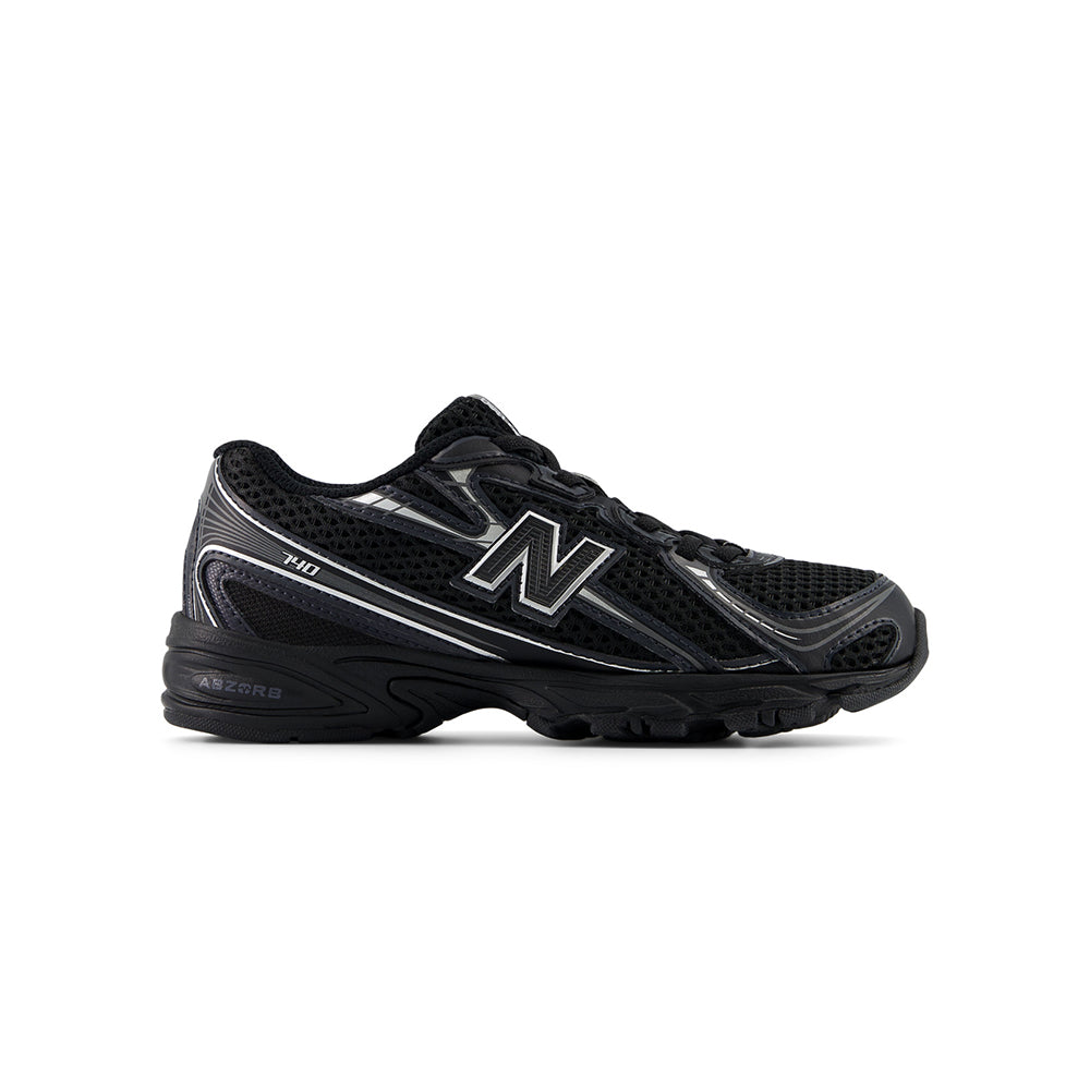 New Balance 740 Bungee Sneakers in Black Color