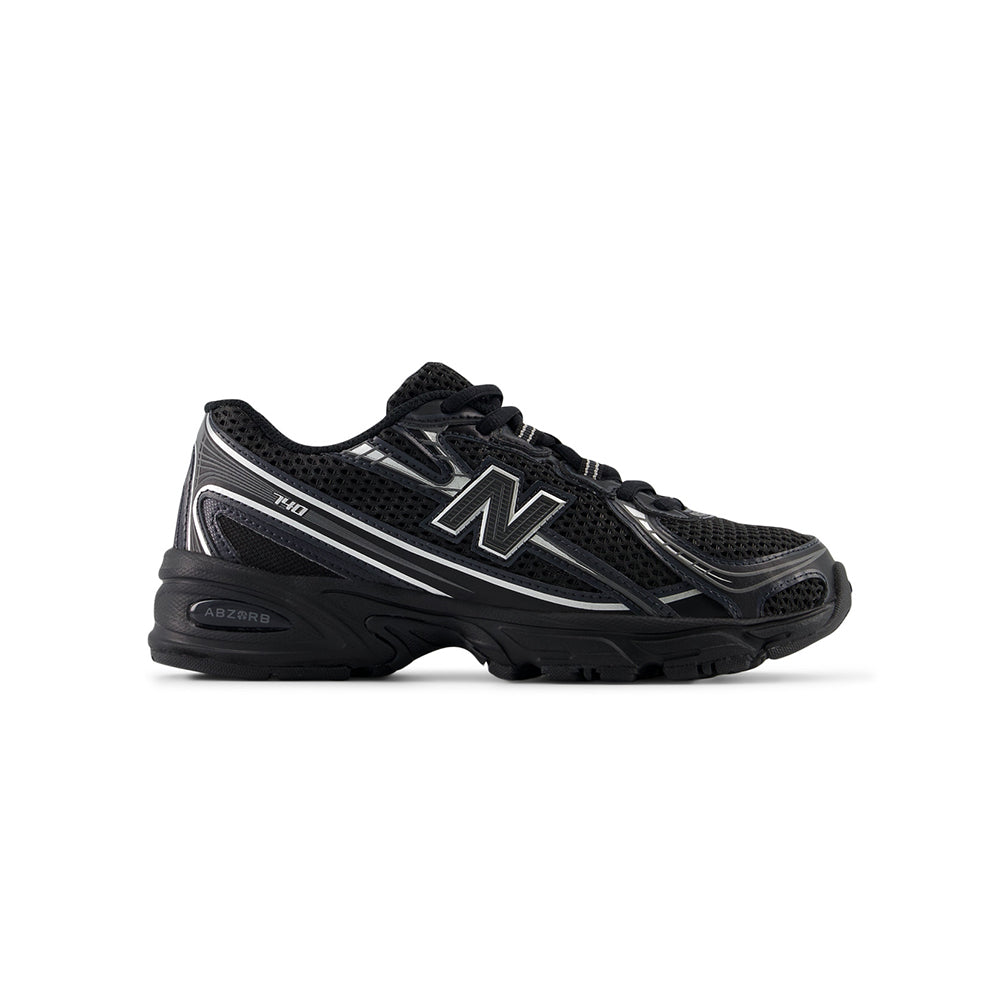New Balance Kids 740 Bungee Lace | BM BLACK – Paragon Sports