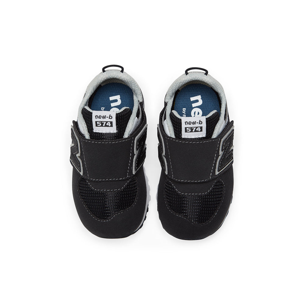 574 NEW-B HOOK & LOOP | BK BLACK