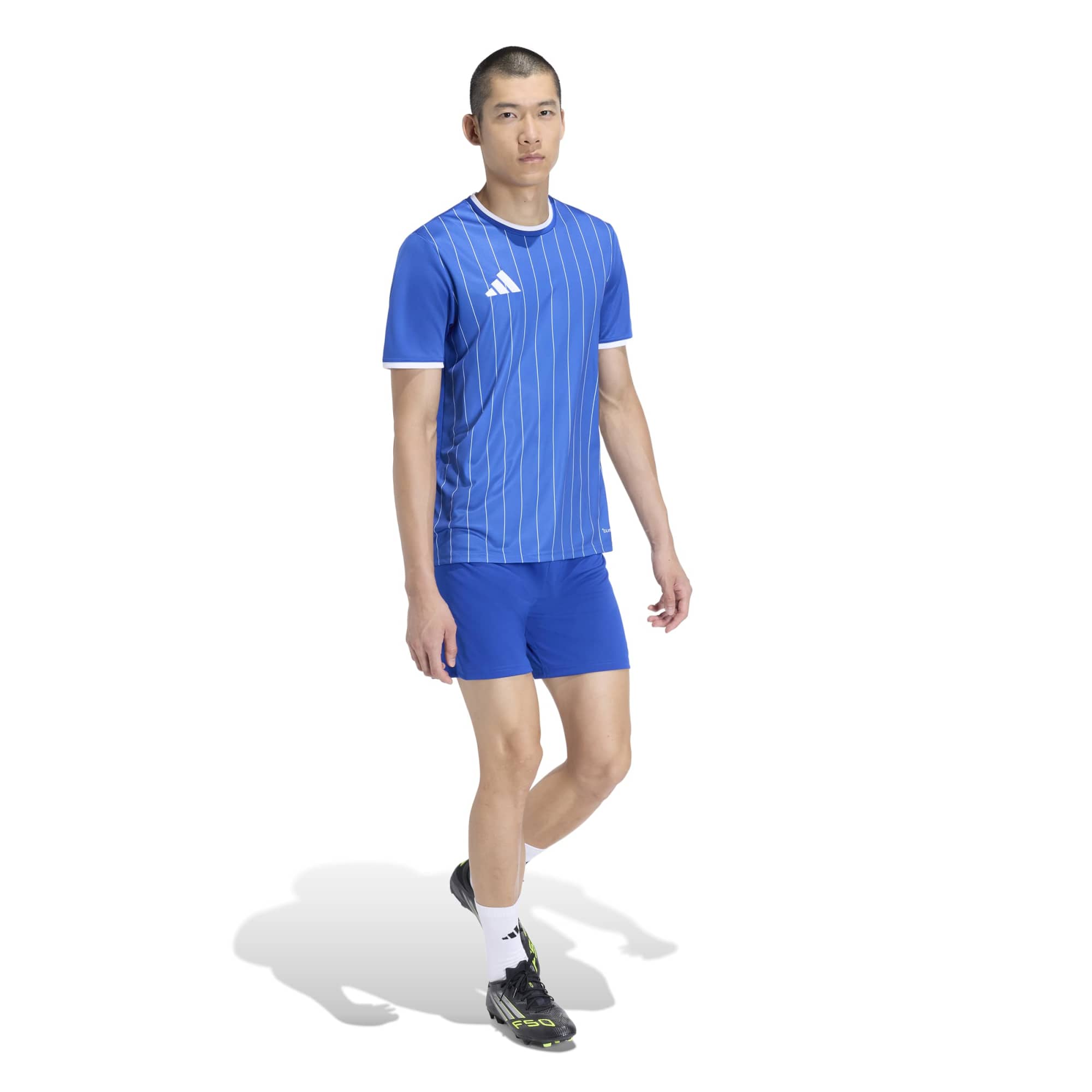 Adidas Entrada26 Gfx Jersey Tops in Blue Color