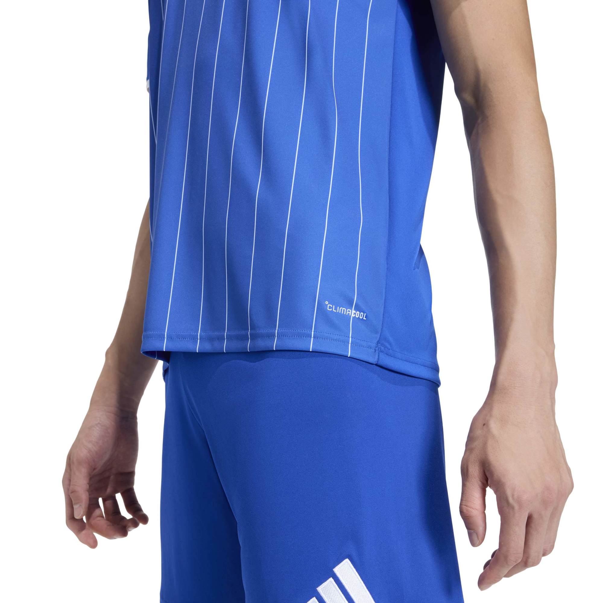 Adidas Entrada26 Gfx Jersey Tops in Blue Color