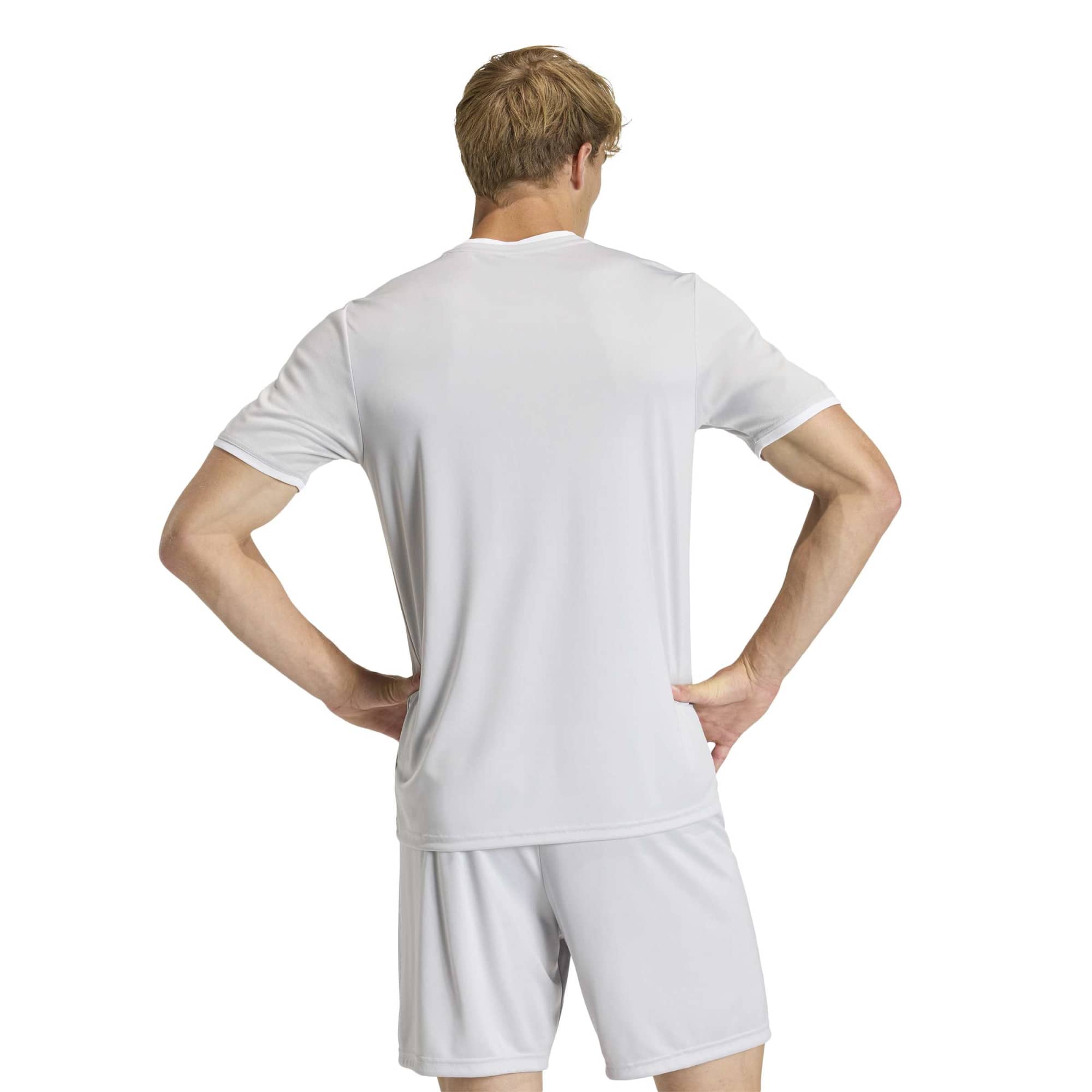 Adidas Entrada26 Gfx Jersey Tops in Grey Color