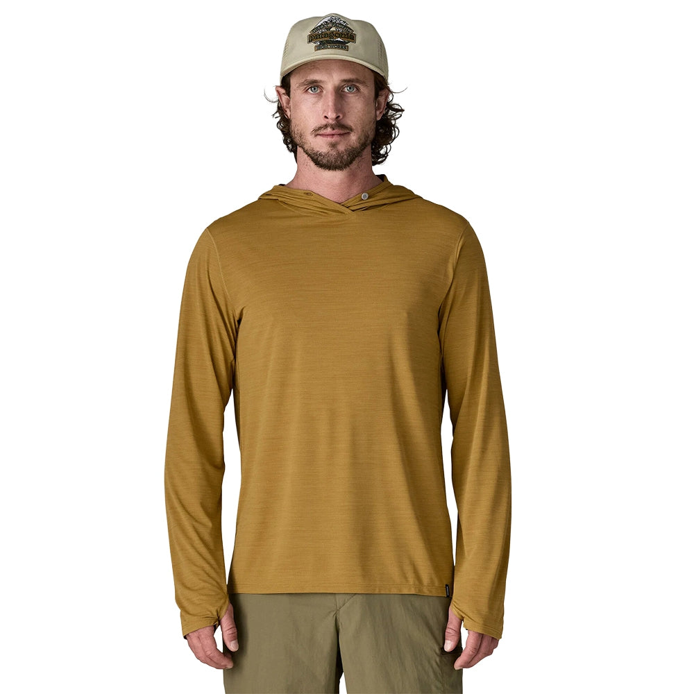 Patagonia M'S Cap Cool Ultra Hoody Pullover in Brown Color