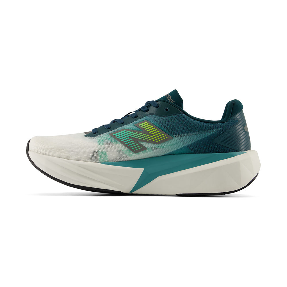 New Balance M FuelCell Rebel V5 Running Shoes in Green Color