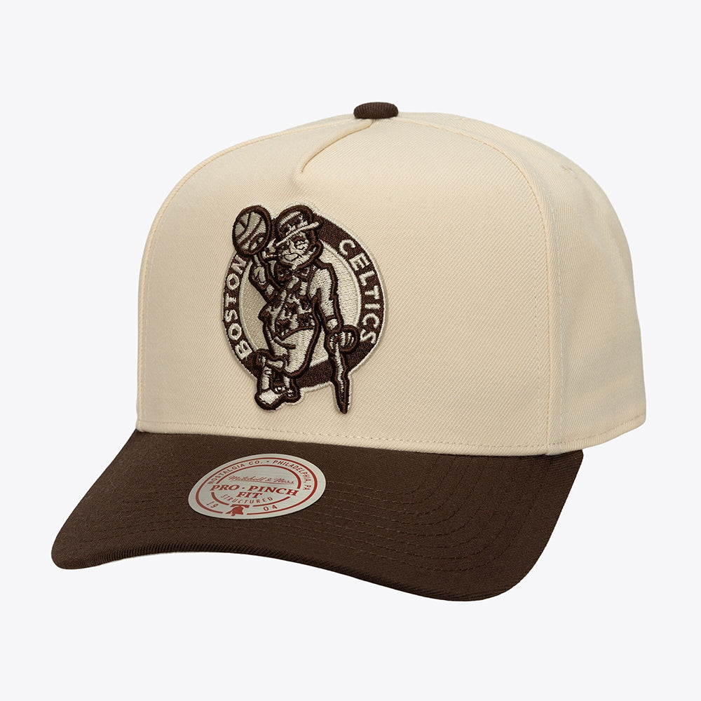 Mitchell And Ness Celtic Fshn 2T Pro Snpbk Fan Apparel in Brown Color