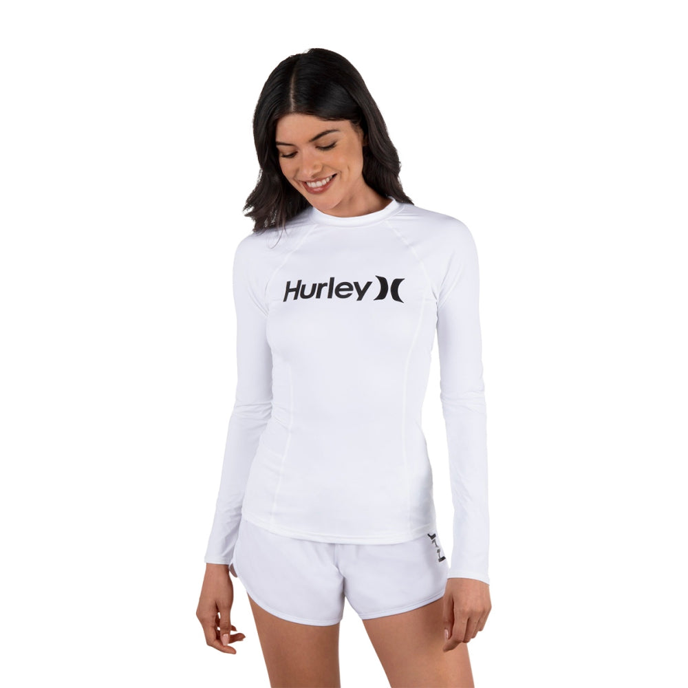 OAO SOLID L/S RASHGUARD | WHITE