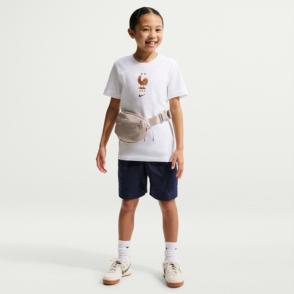 Nike Fff Soccer Tee Fan Apparel in White Color