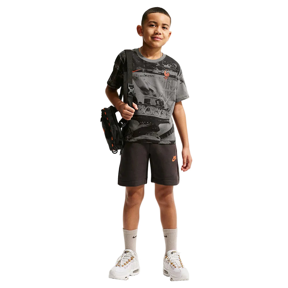 Nike Fff Soccer Tee Fan Apparel in Grey Color
