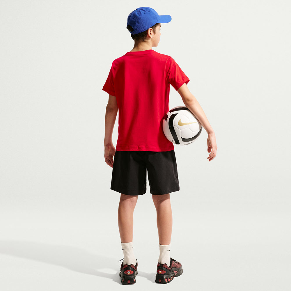 Nike Usmnt Soccer Tee Fan Apparel in Red Color