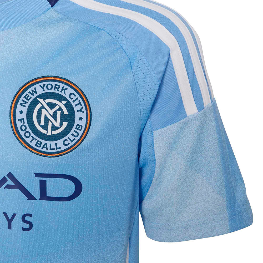 Adidas New York City FC H Jersey Fan Apparel in Blue Color