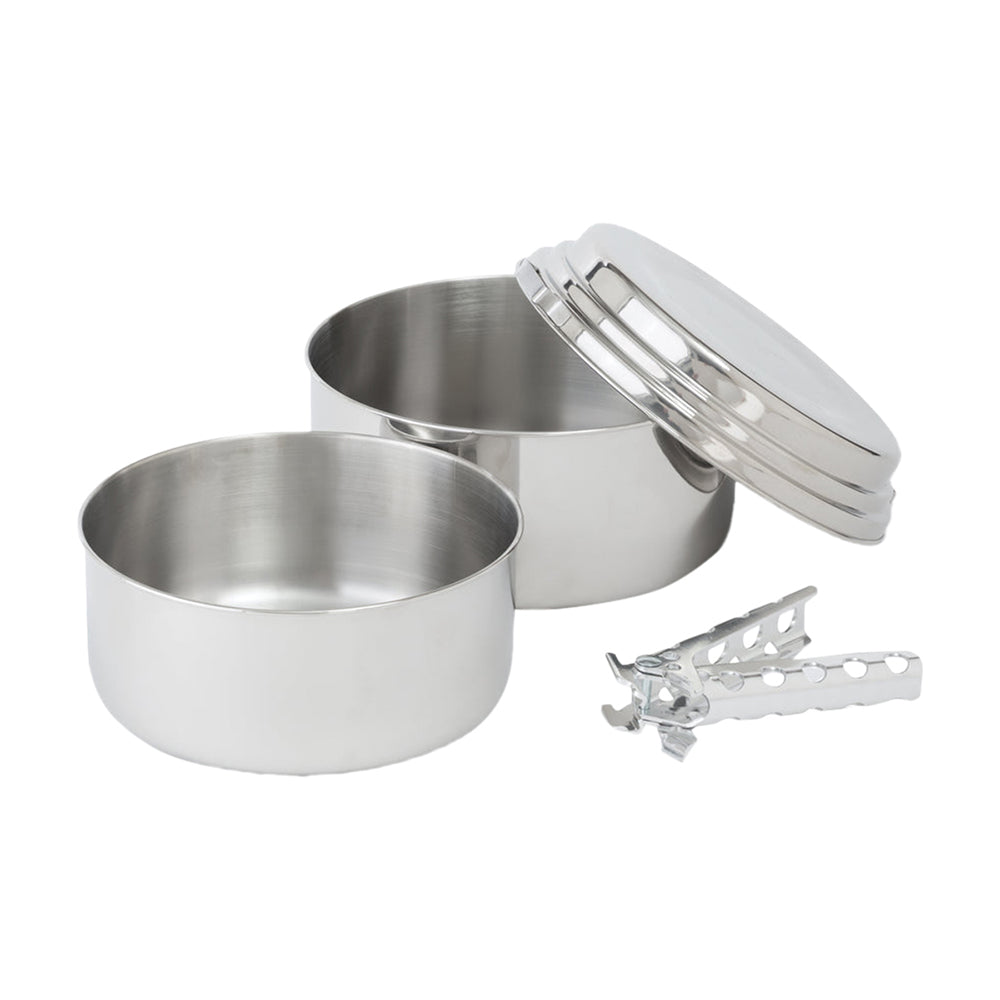 ALPINE 2 POT SET | SILVER
