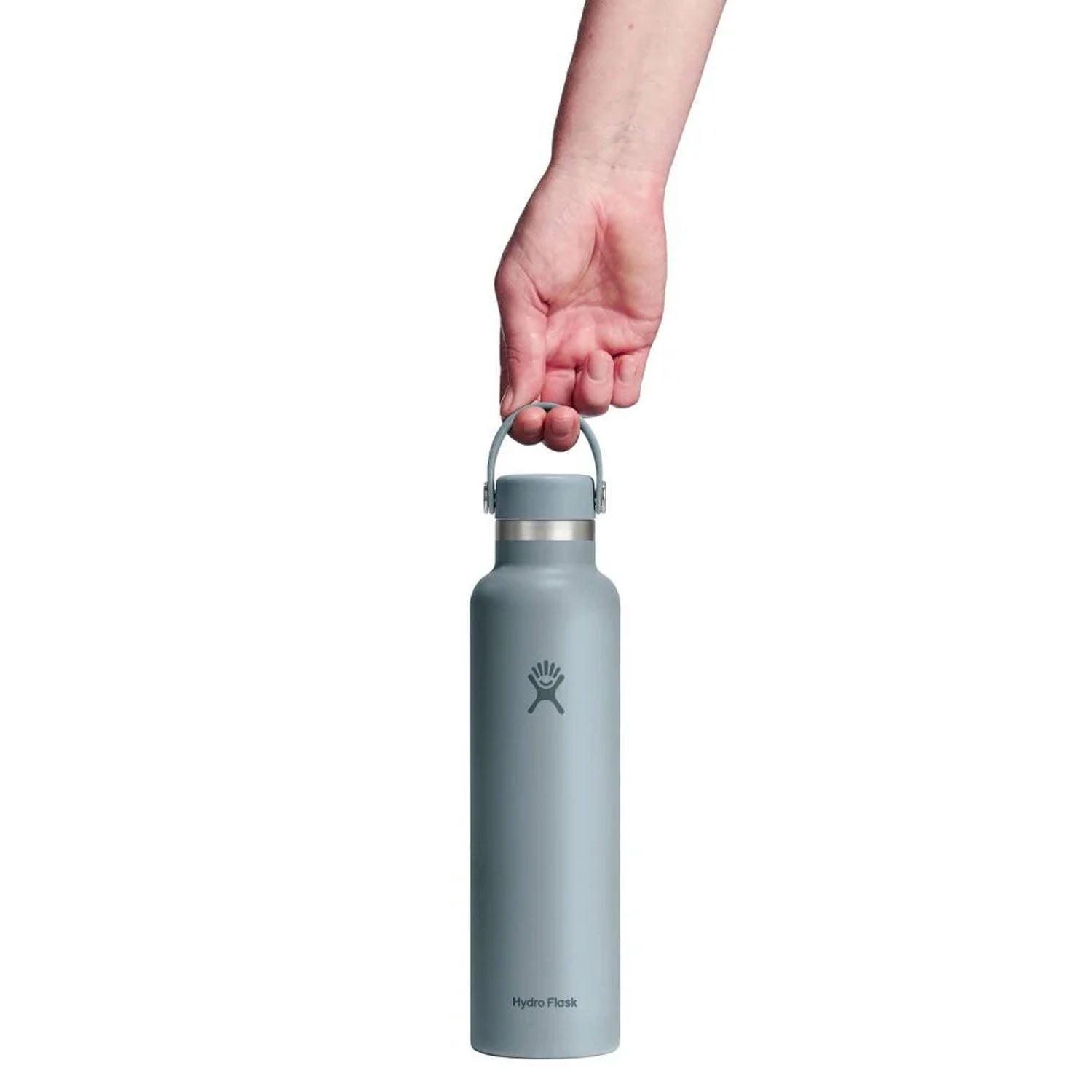 Hydro Flask 24 Oz Standard Mouth Water Bottles in Grey Color