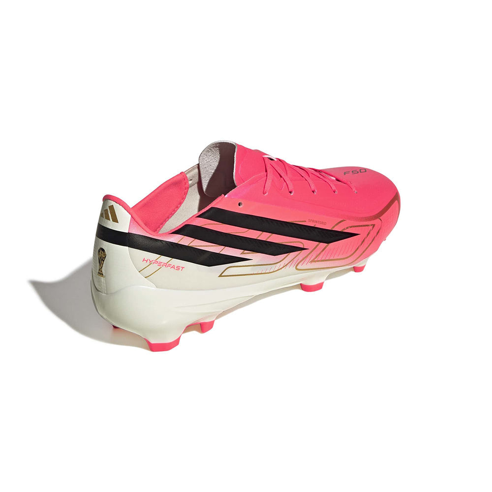 Adidas F50 Hyperfast League FG Soccer Cleats in Red Color