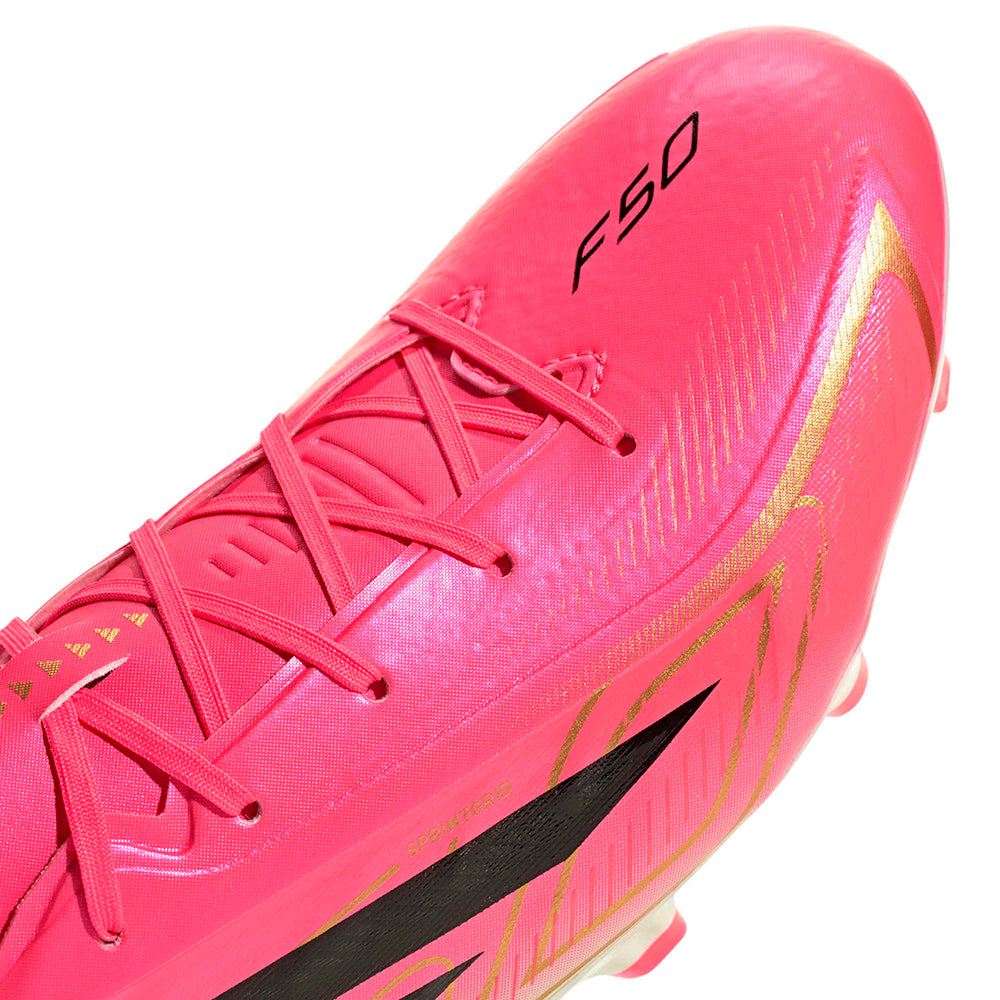 Adidas F50 Hyperfast League FG Soccer Cleats in Red Color