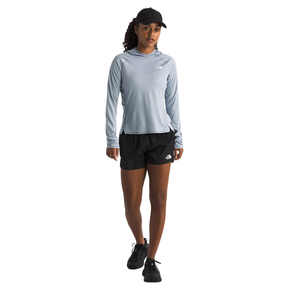 The North Face Womens Sunriser Hoodie Pullover in Grey Color