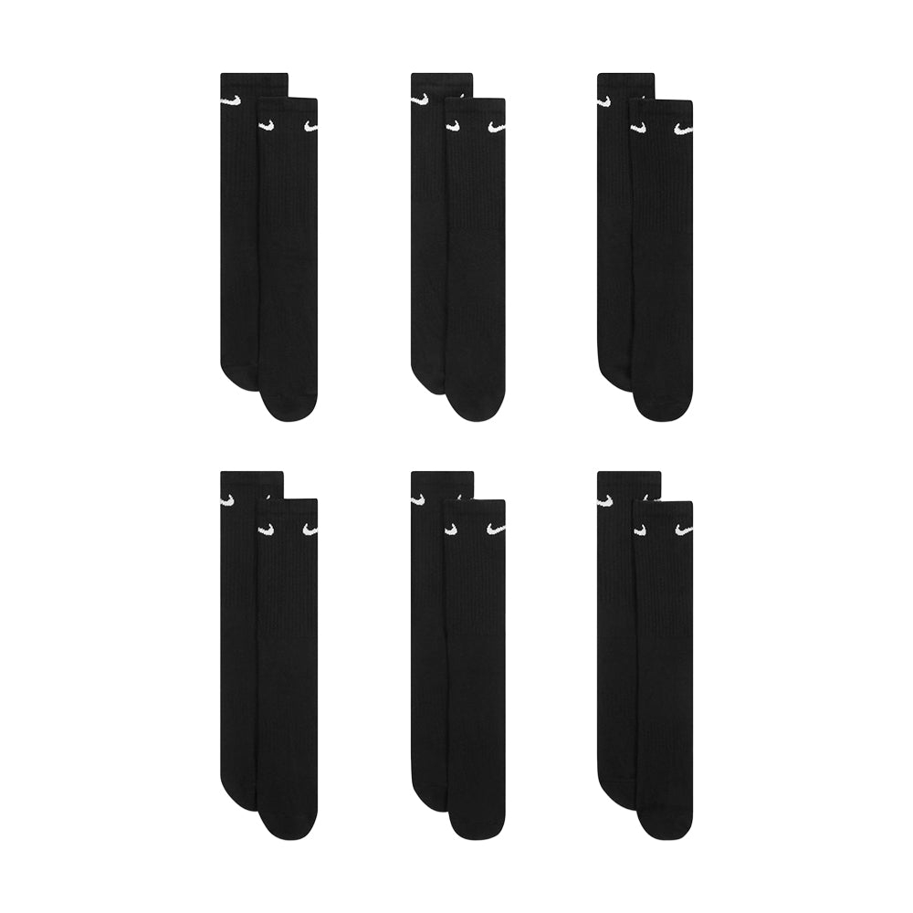 6PK ED CUSHIONED CREW SO | 010-BLACK