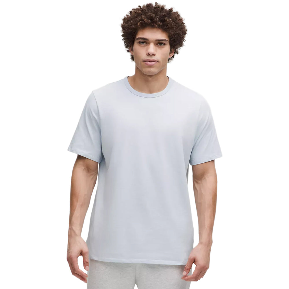 Lululemon Organic Cotton Classic T Tops in Blue Color