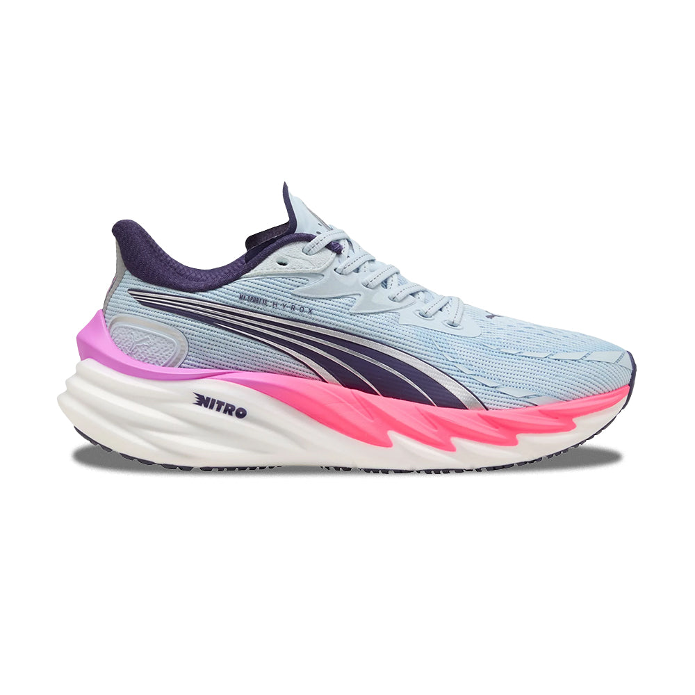 Puma Velocity Nitro 4 Hyrox Running Shoes in Grey Color