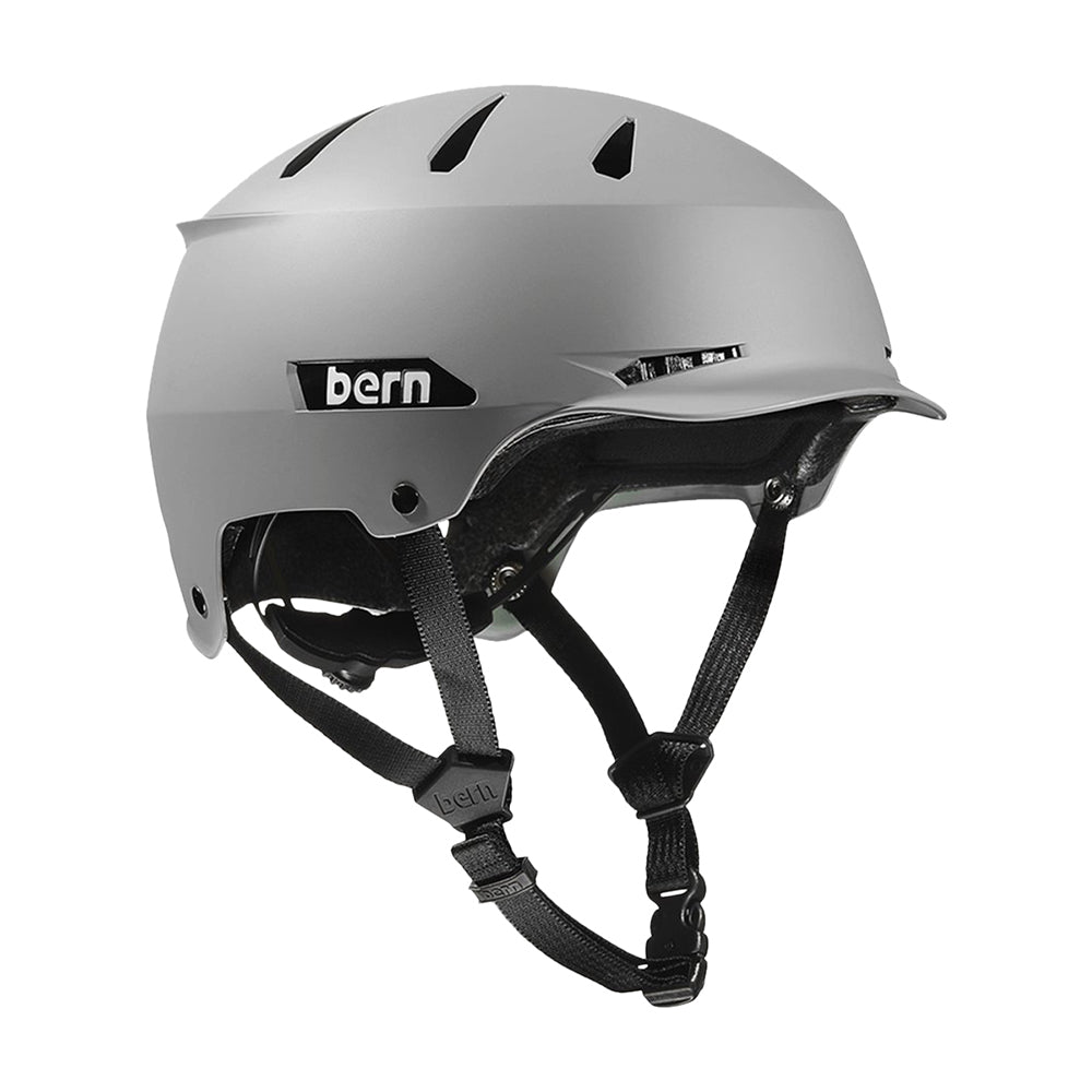 Bern Hendrix Mips Matte Gray Cycling Helmets in Grey Color