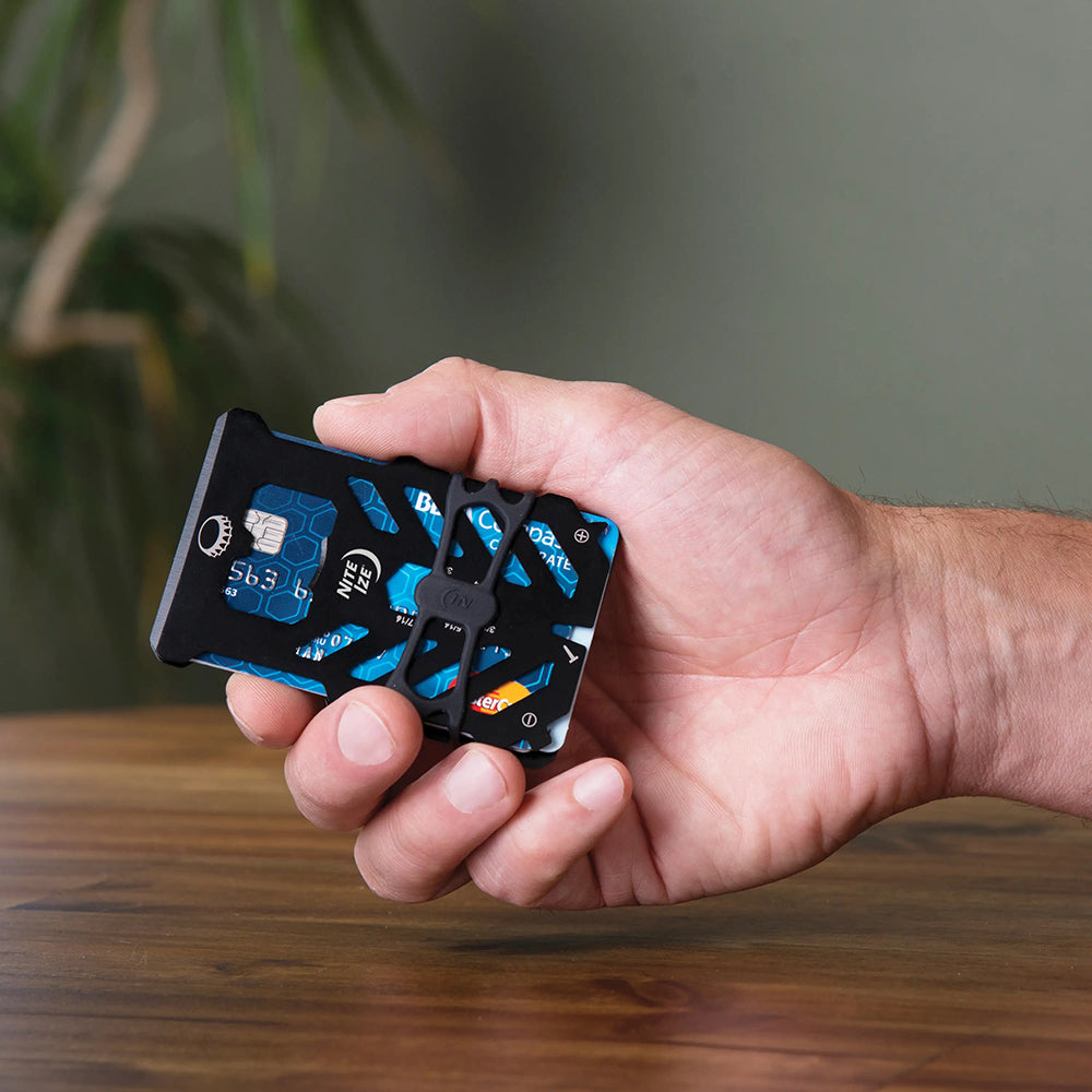 FINANCIAL TOOL RFID WLLT | BLACK